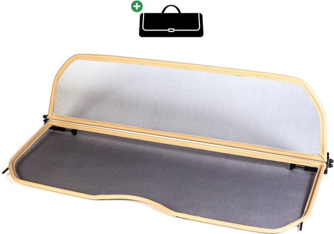 Windscherm Mercedes E A124 | 1991-1997 | incl. luxe opbergtas | Beige