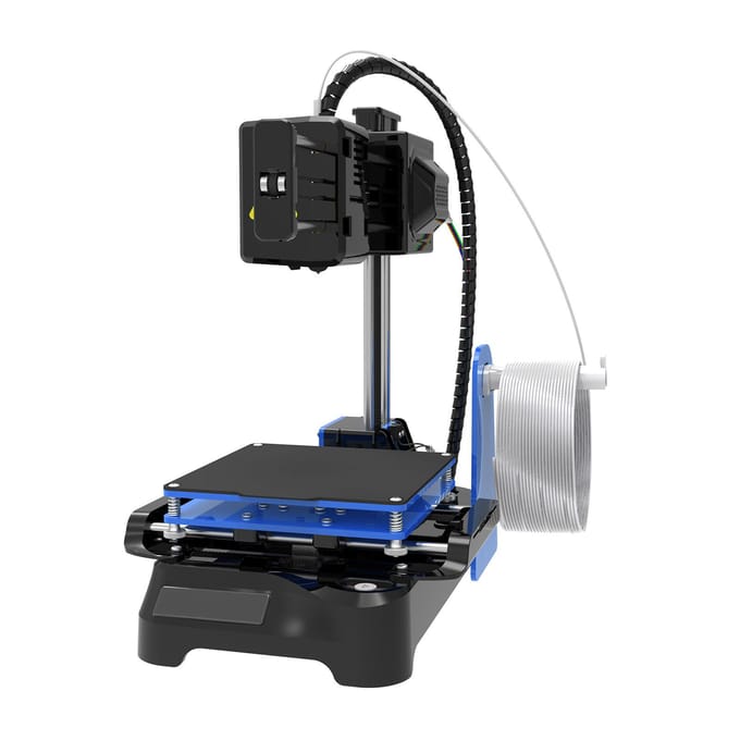 FDM Mini 3D Printer Stil Hoge Nauwkeurigheid Verbeterde Extruder Technologie 4x4x4in Printvolume Klein US Plug black