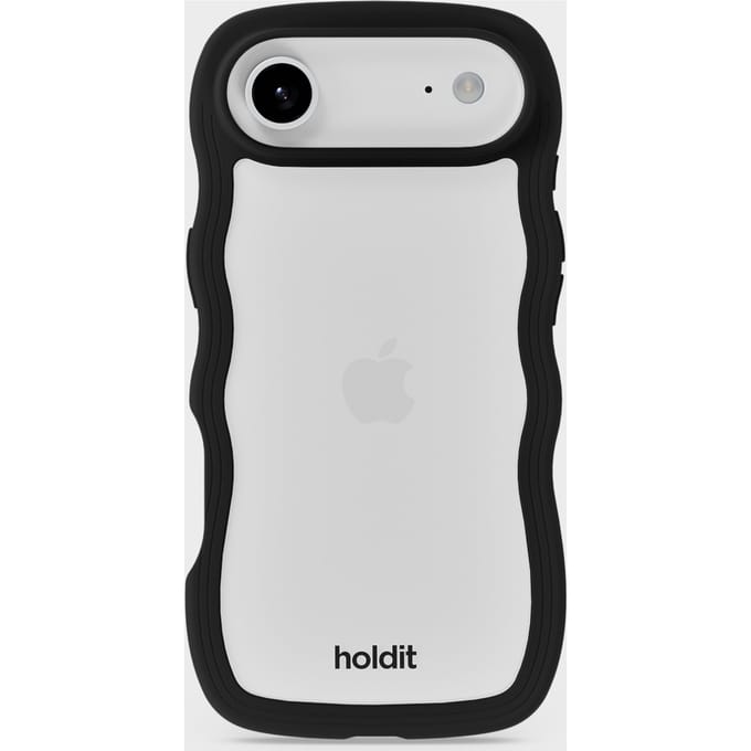 Holdit Wavy Case voor de Apple iPhone Air - Black / Transparent