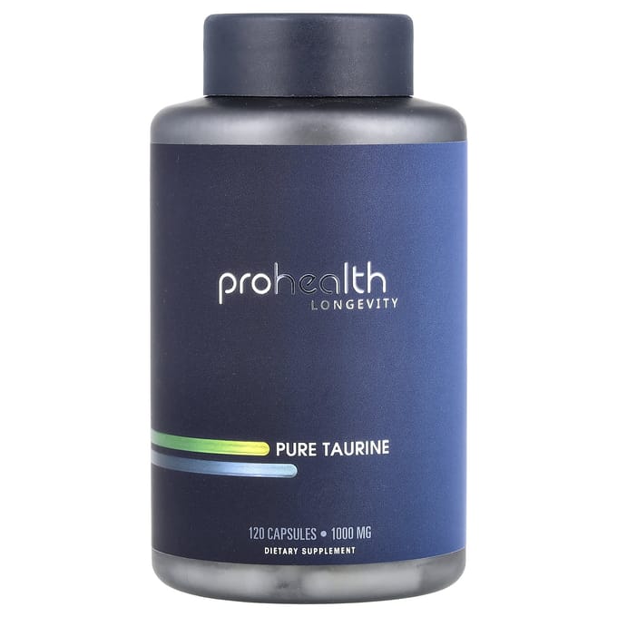 ProHealth Longevity, Pure Taurine, 1.000 mg, 120 Capsules