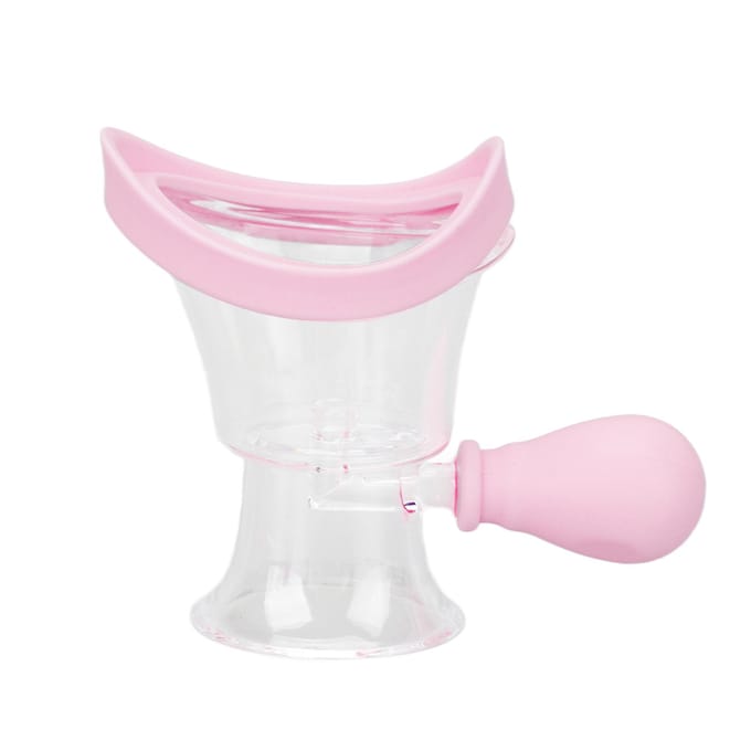 Oogspoelbeker Silicone Knijpbaar Controleerbaar Nauwkeurige Reiniging Oogspoelreiniger Kit voor Visueel roze