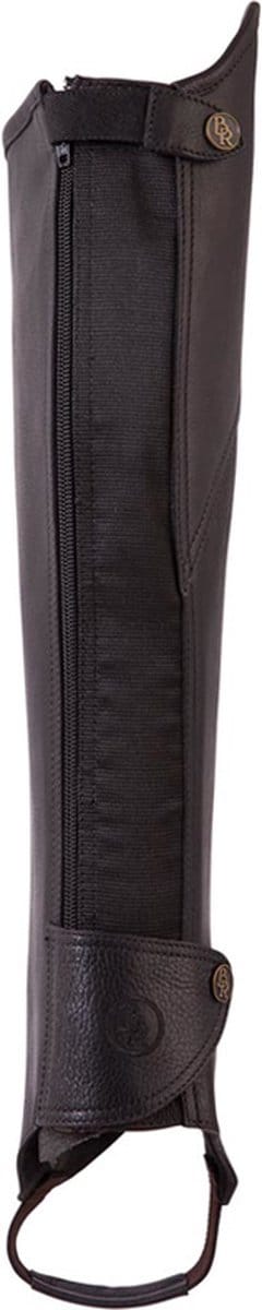 BR Half Chaps Latenzo Zwart - M-SHORT