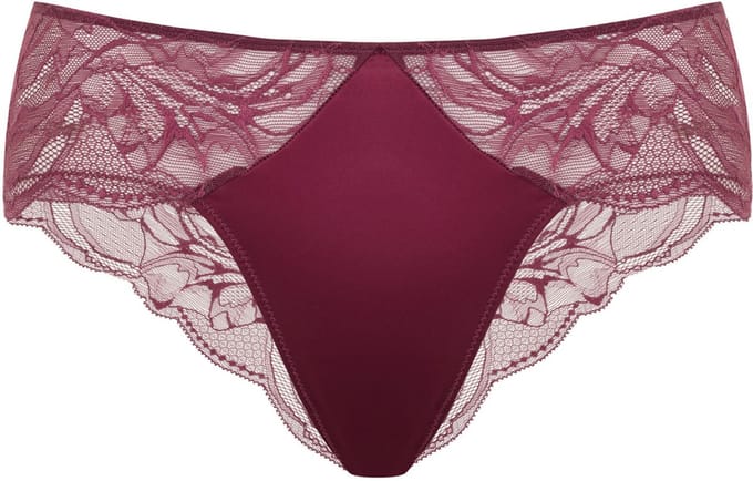 Megami -Boston Slip - M7101 - Burgundy - 38