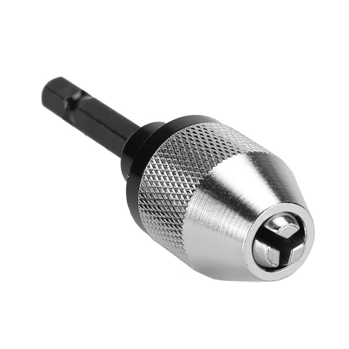 Adaptateur Mandrin de Perçage pour Tournevis Électrique à Queue Hexagonale 6,5 mm Convertisseur à Changement Rapide(H01554)