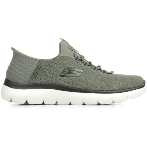 Skechers SUMMITS - HIGH RANGE Heren Instappers - Groen / Zwart