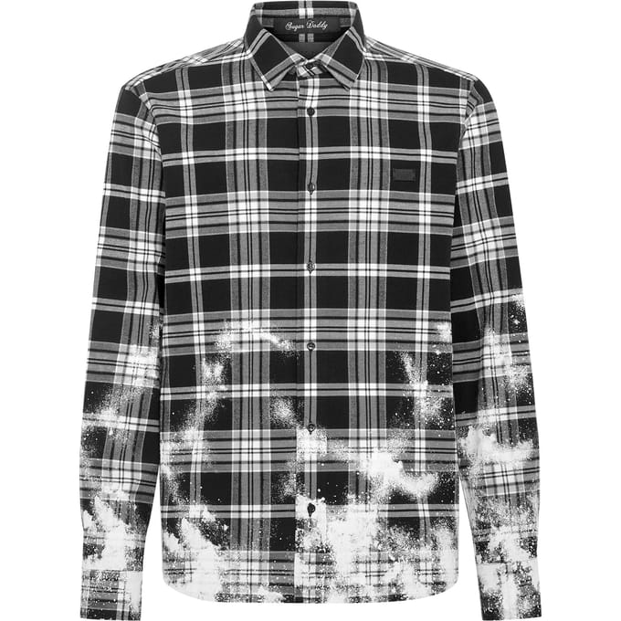 Overhemd Slim Fit Gothic Plein