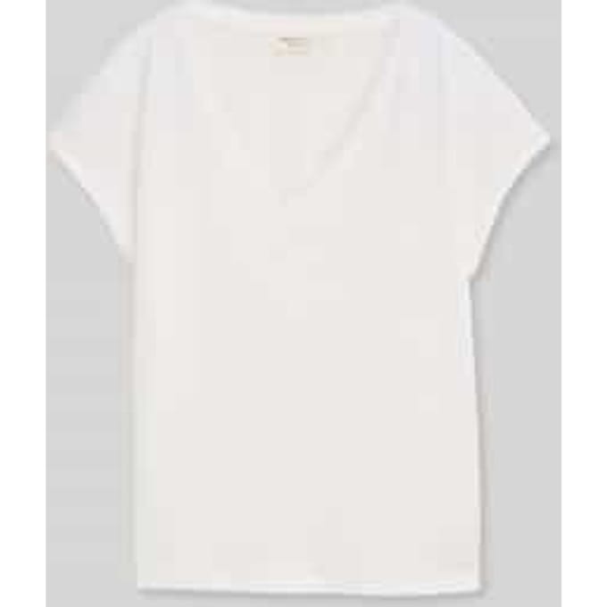 Tom Tailor Denim - T-shirt van katoen - Maat M - off white