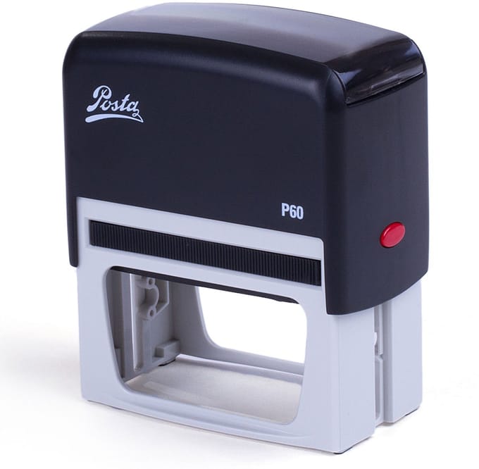 Posta P60 | zelfinktende stempel | 75x37mm