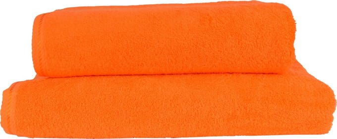 ARTG Towelzz® -  Douchehanddoek - Oranje - 70 x 140 cm - Set 2 stuks