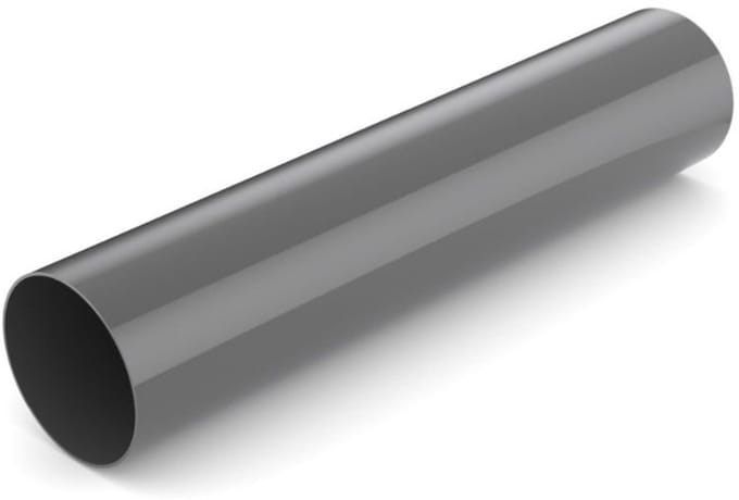 Regenpijp 2m Grafiet 63mm - Valpijp voor Dakgoot
