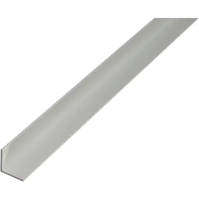 Alberts Hoekprofiel - Aluminium Zilver - 10x10x1mm 1m