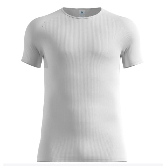 Odlo Active Light base layer shirt met ronde hals en korte mouwen - Mannen - Wit - L