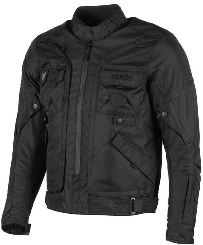 MOTOBLOUZ Motorjas D-JACKET Mannen| Middenseizoen|Zwart M CE-gekeurd