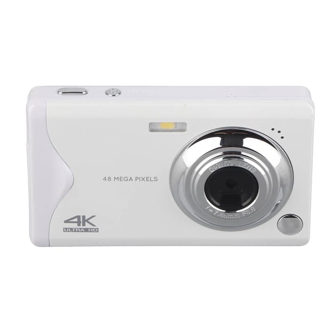 Appareil photo numérique LCD 3,0 pouces 4K 48MP Zoom 16x Anti-tremblement Portable HD avec port Type C Remplissage noir