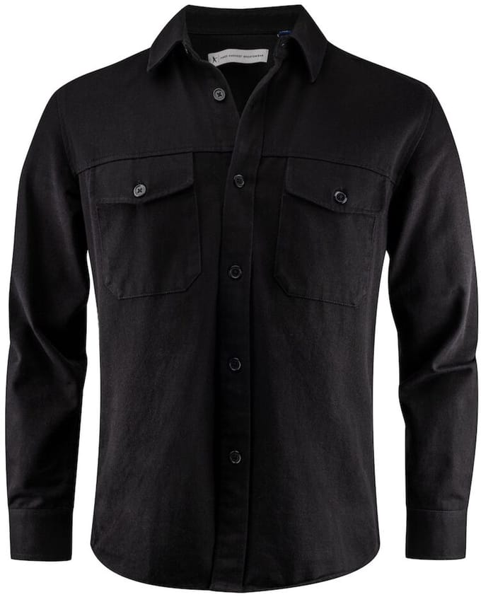 James Harvest HEMDJAS HIGHWOODS 2111040 - Zwart - XL