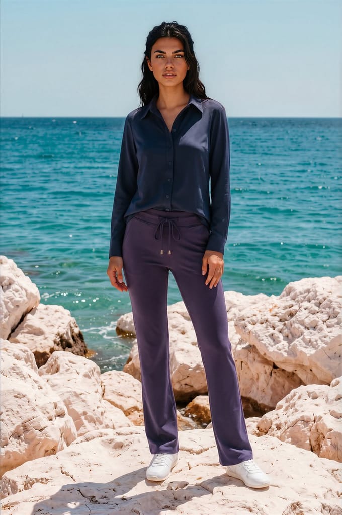 MI PIACE - Travel Blouse Uni 60840 Dark Blue - Maat : XL