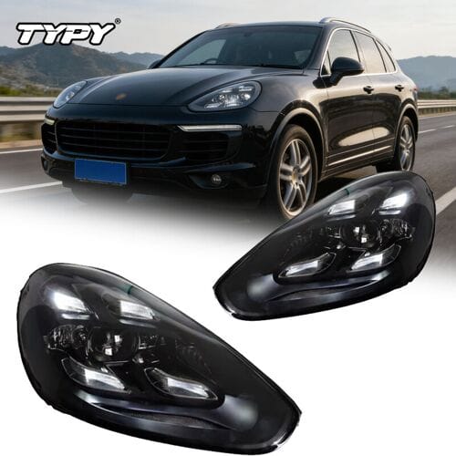 TYPY LED-koplampen voor Porsche Cayenne 958.2 2015-2018, Upgrade 2020, LED PDLS Matrix-koplampen