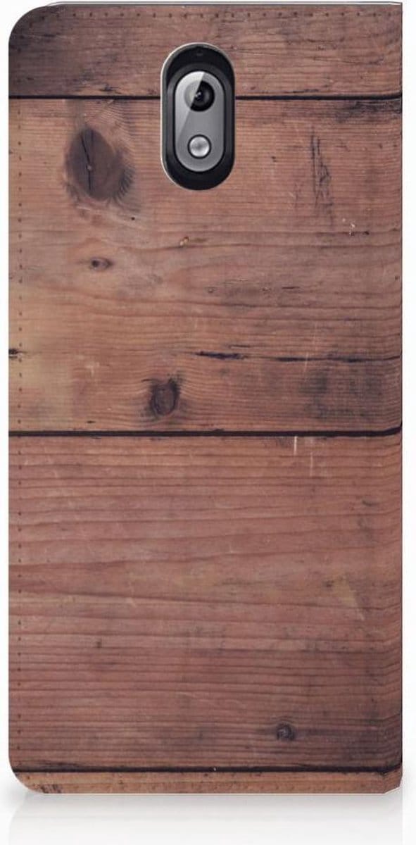 Nokia 3.1 (2018) Book Wallet Case Old Wood