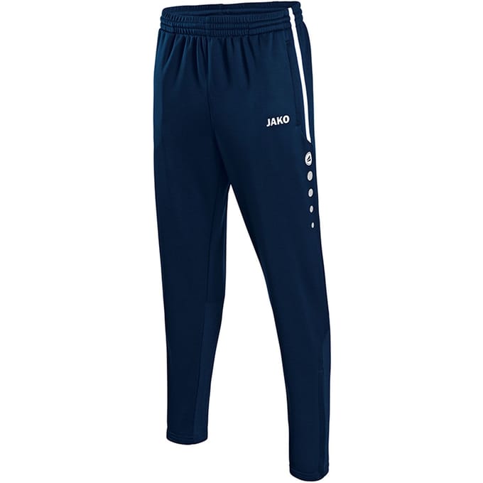 Jako Active Trainingsbroek Kinderen - Marine / Wit | Maat: 128