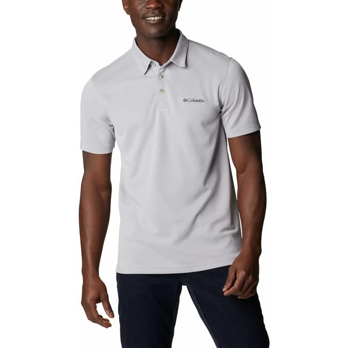Columbia Nelson Point™ Polo Heren Outdoorshirt - Grey