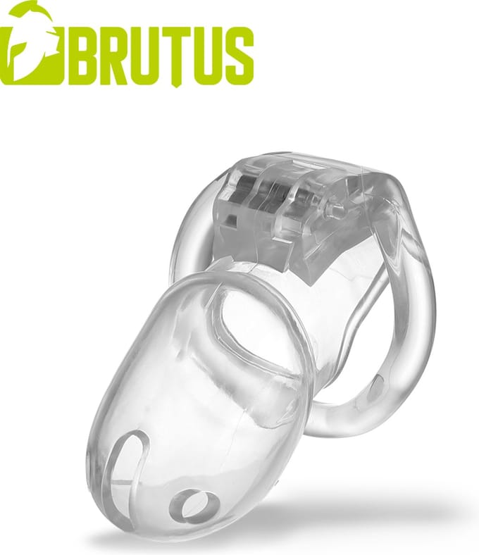 BRUTUS Stealth Cage - Chastity Cage Kuisheidskooi - Clear