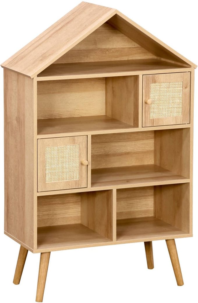 sweeek - Boekenkast, bohème, l60 x b30 x h100cm