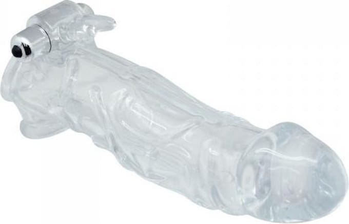 Penissleeve met Vibratie - Transparant