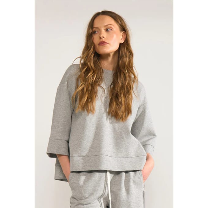 Nümph 707095 nunathalie sweat medium grey mel