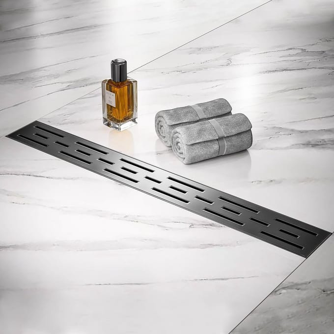 AquaVik Douchegoot Stram 70 x 7 cm Aska Gunmetal