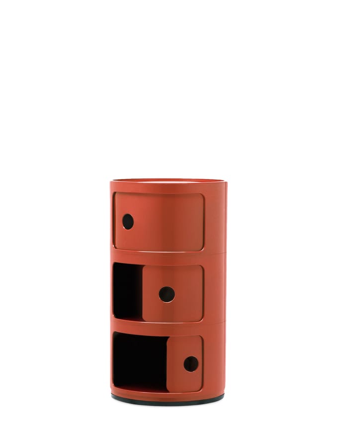Kartell Componibili container - 3 elementen - amberkleurig