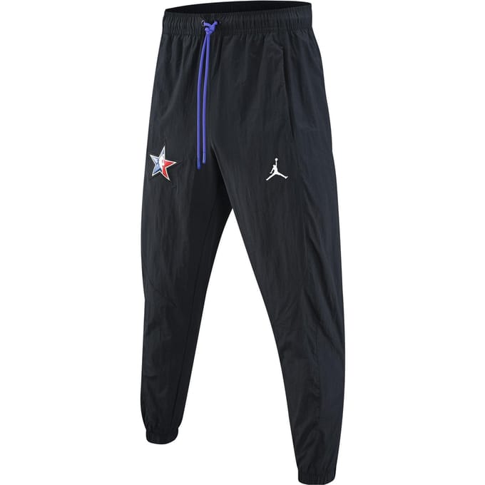 Pantalon décontracté Jordan pour homme Noir Pantalon à revers modéré M black