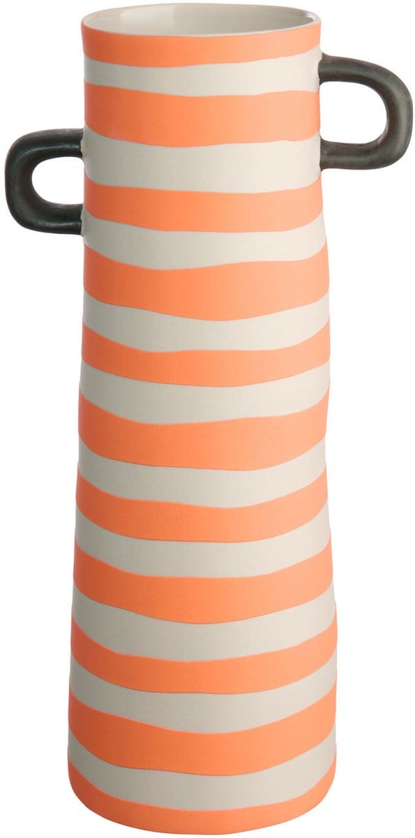 ASA Selection rayu vaas, oranje gestreept Ø 10 cm, 84834130