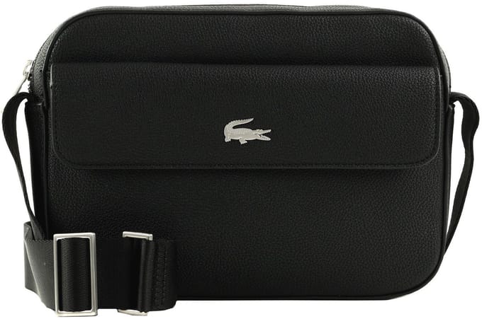 LACOSTE schoudertas Crossover Bag Noir zwart