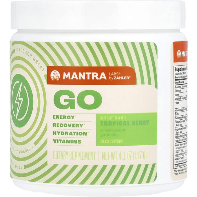 Zahler, Mantra Labs, Go, Baie tropicale, 4,1 oz (117 g)
