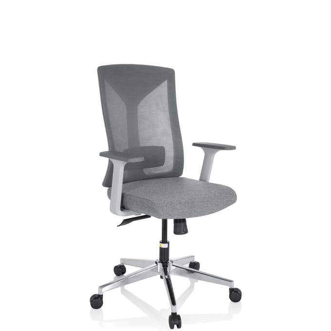 Bureaustoel HALIFAX Stof / Netstof grijs hjh OFFICE