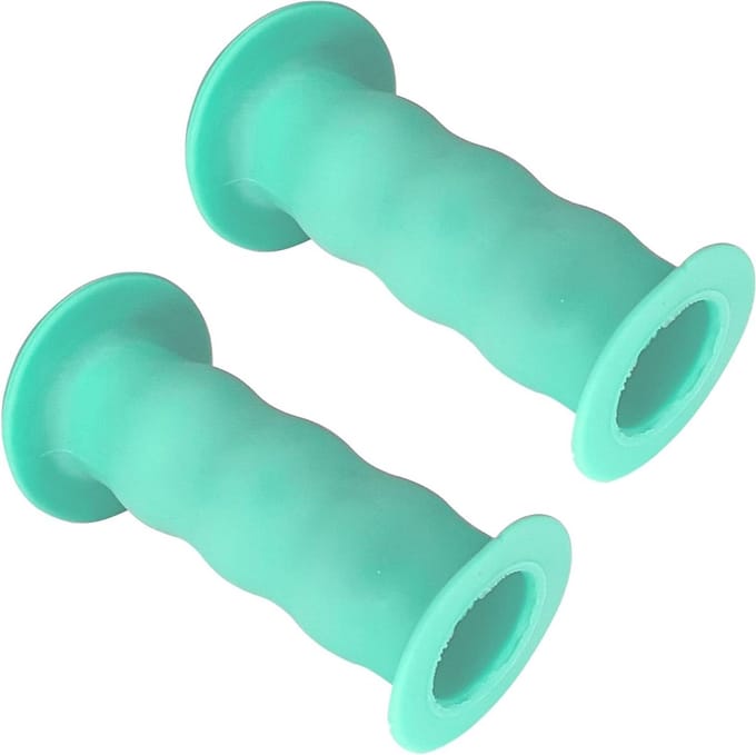 Fietshandvatten - Kinderhandvatten - Veilig Fietsen - Gesloten Ontwerp - 85mm Lengte - Turquoise
