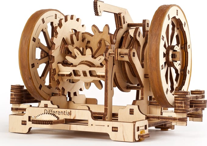 Ugears Houten Modelbouw - STEM LAB Differentieel