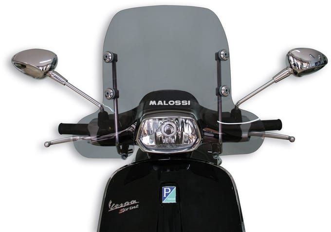 Malossi Windscherm Malossi light smoke voor Vespa Sprint