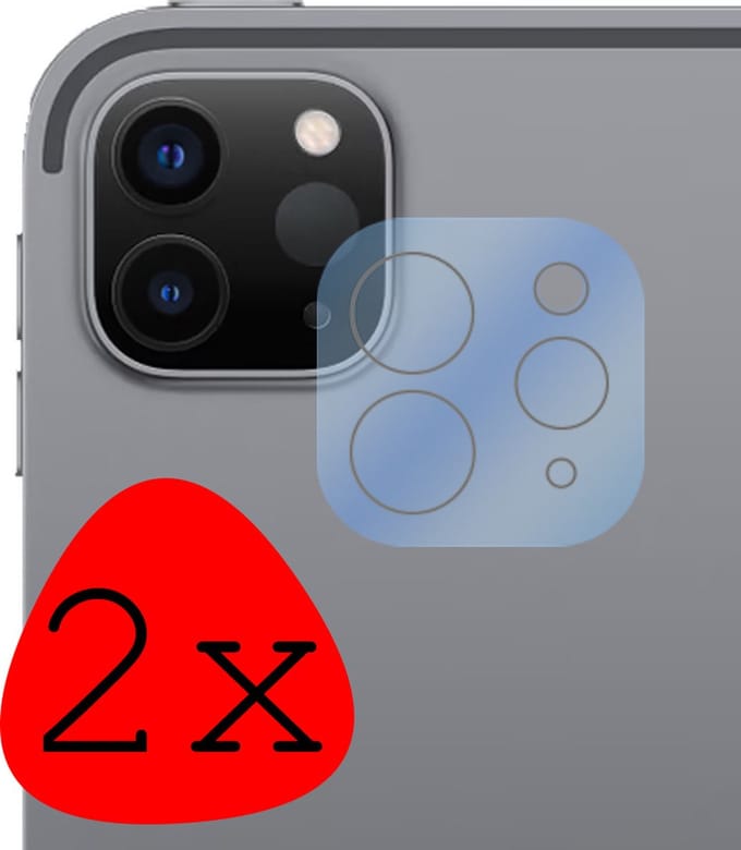 Camera Lens Protector - 2 Stuks Geschikt voor Apple iPad Pro (2020) - 11 inch - Camera Screenprotector Beschermglas - Gehard Glas - Tempered Glass - Screen Protector