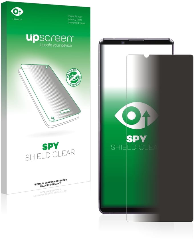 upscreen - privacy screenprotector voor Sony Xperia 1 II - Folie Beschermfolie Blauwlichtfilter