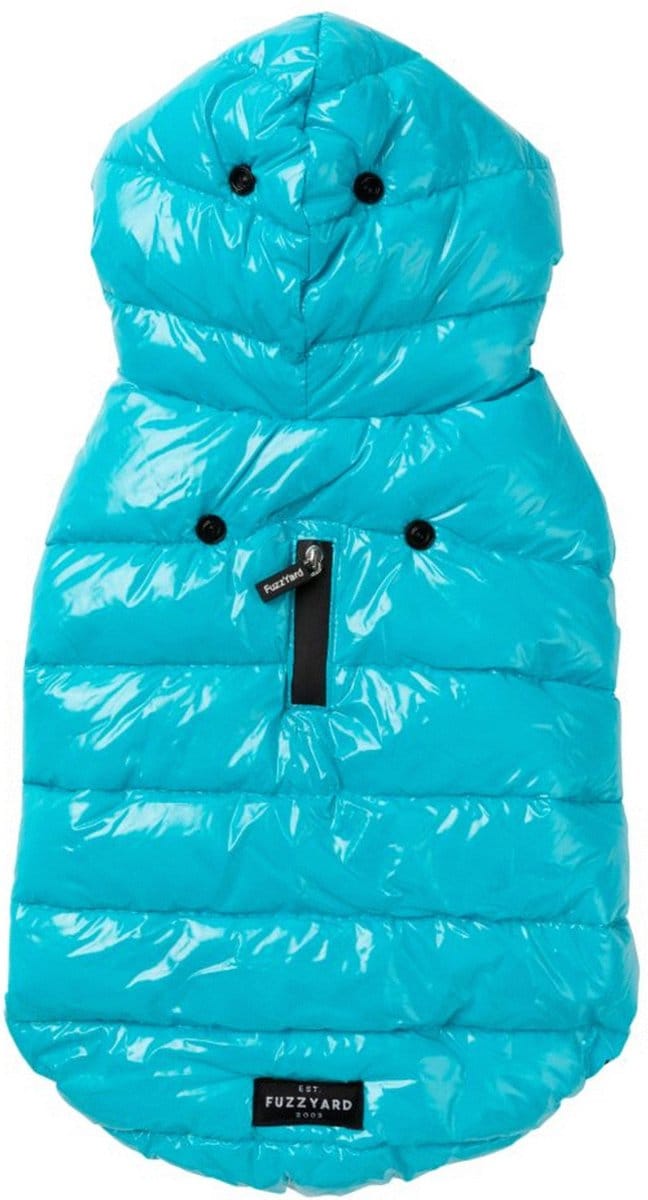 Fuzzyard Aeon Hoodie Blauw - Hondenkleding - 35-38.5 cm