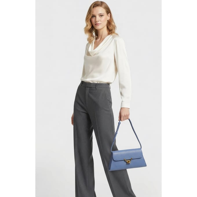 Coccinelle Rectangle Shoulder Bag In Light Blue Größe: OS | Handtaschen Outlet | Damen | Blau