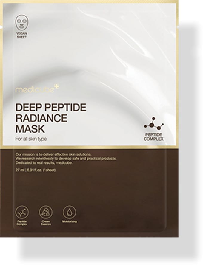 Medicube Deep Peptide Masque Visage Éclaircissant – 1 masque