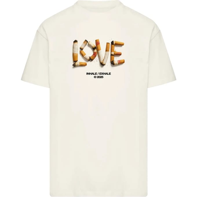Oversized T-shirt Upscale Inhale Heavy