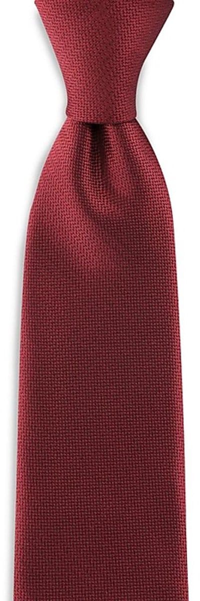Sir Redman - Stropdassen - WORK stropdas bordeaux - bordeauxrood