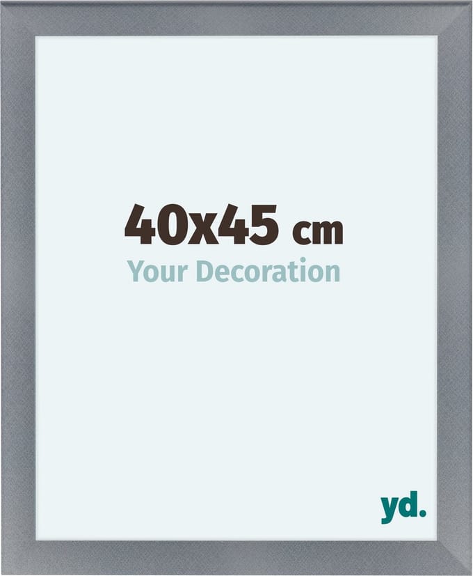 Your Decoration - Fotolijst 40x45 cm - MDF - Aluminium Geborsteld - Como