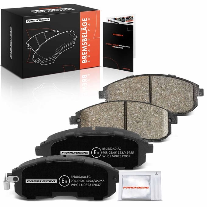 Frankberg 4x remblokken vooras voor Nissan
