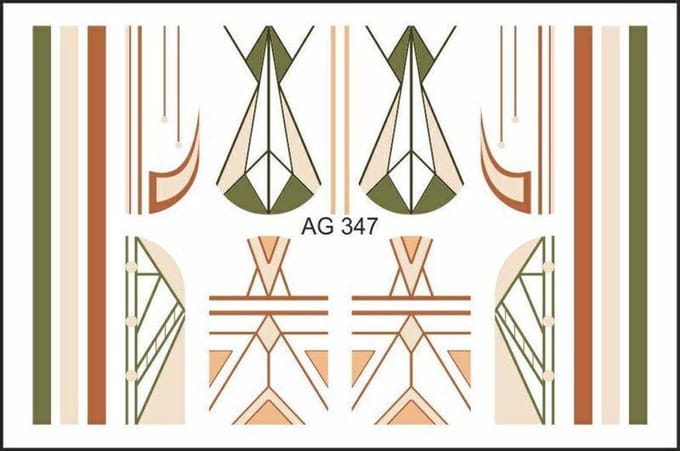 Korneliya Airbrush Waterdecal AG 347