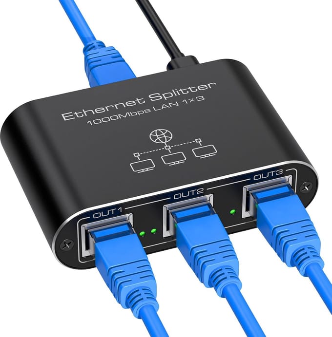 Netwerk Switch - Netwerk Splitter - Unmanaged - netwerk hub