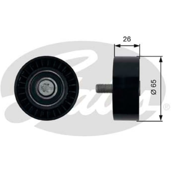 Spanrol/geleiderpoelie, PowerGrip distributieriem GATES T42304